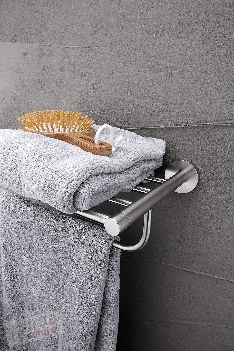 Držák na ručníky dvojitý nerez UNM 13061D-10