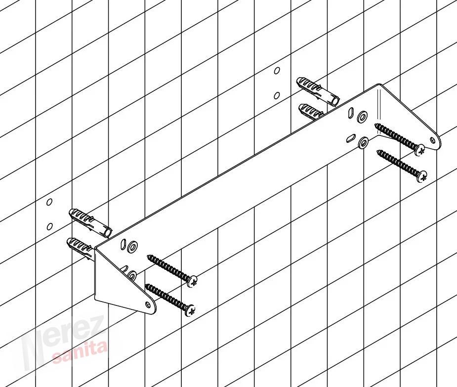 Zrcadlo výklopné invalidní 400x600mm