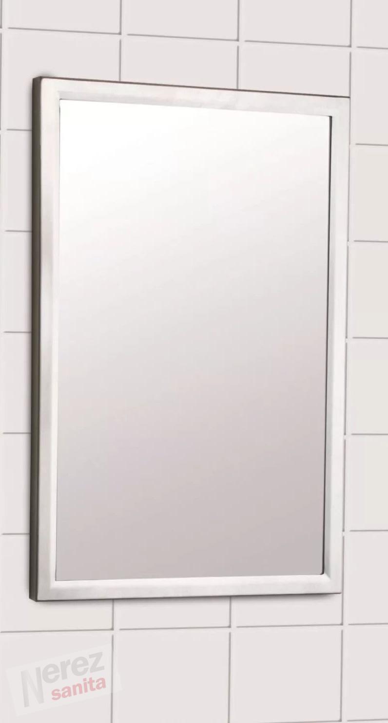 Nerez zrcadlo závěsné invalidní 400x600mm brus