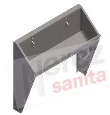 BSUL 03.1 bezpečnostní umývací žlab nerezový 1250mm
