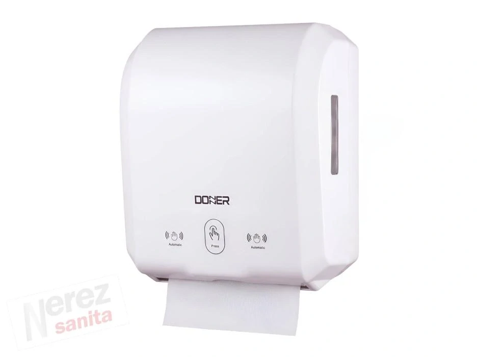 Automatický dávkovač papírových ručníků DONNER ROLL řezací systém bílý