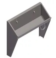 BSUL 03.1 bezpečnostní umývací žlab nerezový 1250mm