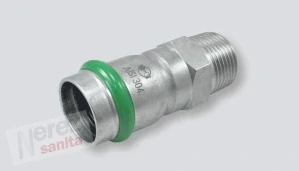 H-LINE INOXPRESS 304 přechod 15 x 1/2" s vnějším závitem F x Fil.M
