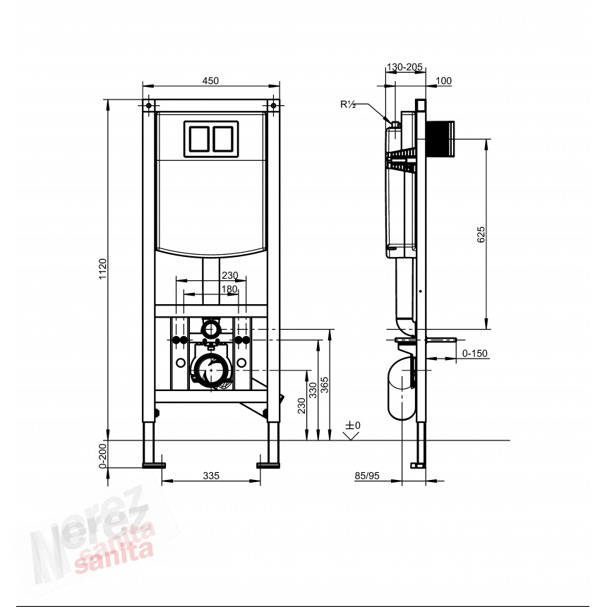 Instalační jednotka AQFX0006 Franke KWC