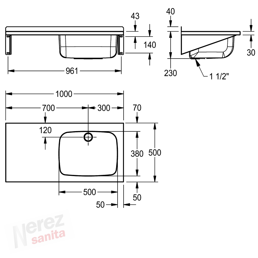 Úklidový dřez Franke KWC BS332 s odkapem