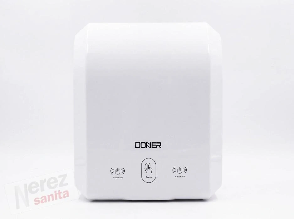 Automatický dávkovač papírových ručníků DONNER ROLL řezací systém bílý