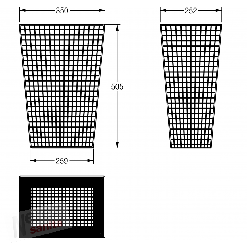 Odpadkový koš Franke KWC CHRX 608