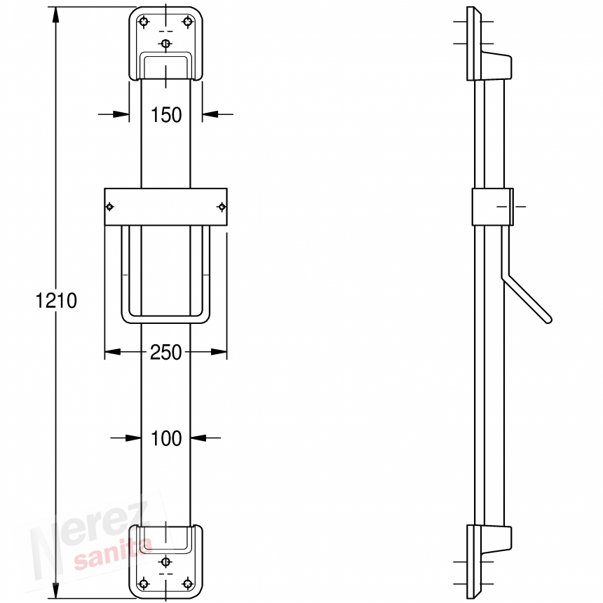 Držák na vysoušeč vlasů Franke KWC ACDR0002
