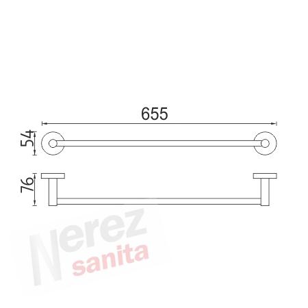 Držák na ručníky nerez UNM 13061-10