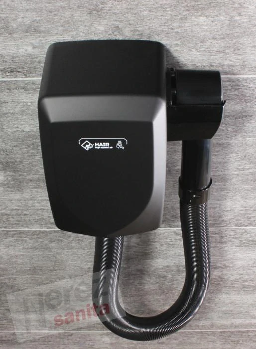 Horkovzdušný vysoušeč vlasů JET DRYER HAIR černý kov